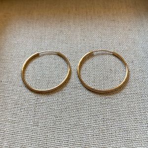 Taylor Grace 10k Gold Endless Hoop Earrings